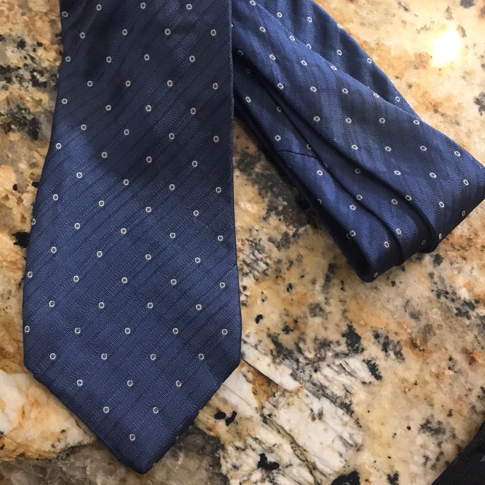 Giorgio Armani Cravatte Blue Tie